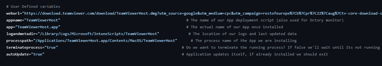 Screenshot Intune Scripte Screenshot Intune Scripte